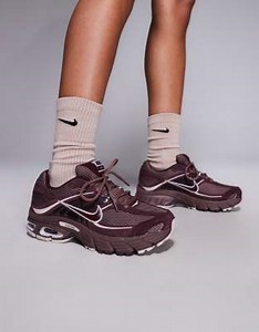 Nike Air Max Moto 2K suede trainers in burgundy | ASOS