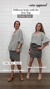 The Evie Top is easy to throw on, which requires zero thinking – and looks sensational paired with any bottoms as seen on our own Vine Apparel babes. So cute, so flattering, and available in 3 gorgeous prints; Khaki Spot, Latte Leopard & Pink Floral x x Shop HERE: vineapparel.com/collections/tops/products/evie-top?variant=39809235026054 | Vine Apparel