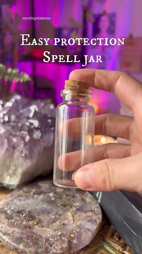 51K views · 78 reactions | Powerful and easy protection spell from all things negative and nasty! ✨ #witchcraft Spell candle kits and bundles now available on my website, Link in bio ️ | mysticprimrose | Facebook