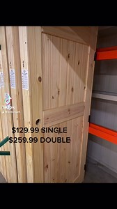 Square Dance Straight Deal Knotty Pine Doors Single $129.99. Double $ 259.99 STOREHOUSE PEMBROKE GA | Storehouse Pembroke