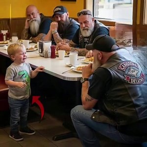 5.1K views | A little boy walked up to our table of bikers and said,...