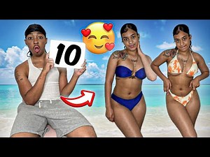 RATING MY GIRLFRIEND HOTTEST BIKINIS 😍