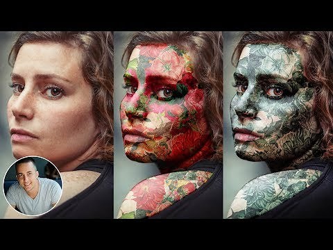 Easy and Powerful way to add Realistic Tattoo in Photoshop