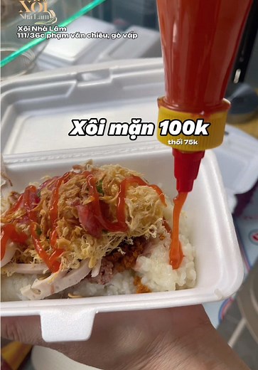 Thử Hộp Xôi 100k, Khách Được Thối 75k