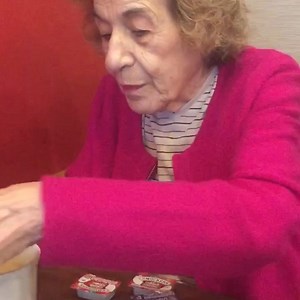 My Mom .......with her jelly packets from Bob Evans.....what a precious memory for me! | Jim Sichko