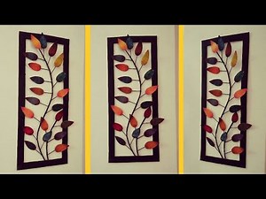 Newspaper wall hanging/newspaper wall decor/diy wall decor/room decor/cardboard wall hanging