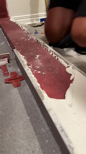 #tile #shower #curb #howto #explore #fyp