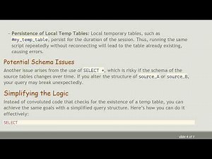 Can You Use SELECT INTO to Write to the Same Temp Table in SQL Server?