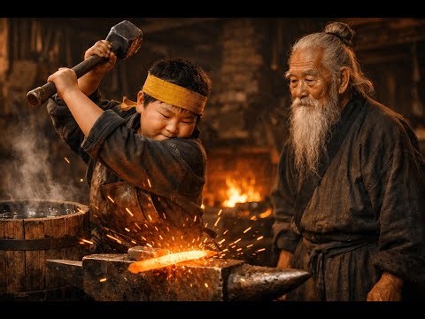Epic Blacksmithing Process | Hot Steel, Water Quench