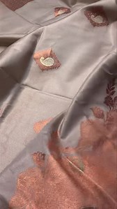 (Sold Out) 🌸Price: 3280 tk. only.🌸Exclusive Gujrati Designer Pure Simmar Silk With Silver & Copper Work Party Saree With Blouse Piece... | Foreign collection fashion house