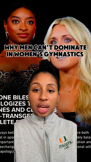 This is why male gymnasts can’t dominate in women’s gymnastics 😳Comment your thoughts below 👇🏽 #sports #sportsupdates #sportstalk #gymnastics #simonebiles #rileygaines | Ball Talk with Chanel
