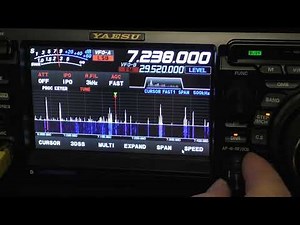 Setting the Squelch on a Yaesu FTDX10 Ham Radio
