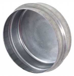 2014 Starcraft Comet Camper Zinc Plated Grease Cap - 2.333" Outer Diameter - 1.00" Tall - Drive In