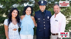 NewsdayTV, Streaming Now | 7 AM | May 12, 2023 SCPD cop shot, stable, suspect in court today … Ice cream made with liquid nitrogen … Police force to boxing ring … Peloton recall | Newsday