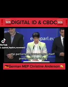 2.8K views · 73 reactions | Christine Anderson MP Europe on the digital ID and CBDC | 2FreeScott | Facebook