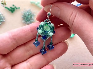 How to Make Amazing Triton’s Realm Beaded Earrings Tutorial | Wedding Decoration Ideas