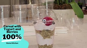 24oz Crystal Clear Plastic Cups With Dome lids and White Paper Straws (100 Sets)