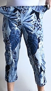 Orientique Stretch Capri Pants perfectly blend comfort and style, promising to be a cherished addition to your seasonal wardrobe. | Kobomo