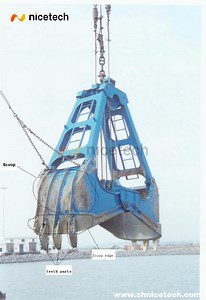Bucket for Dredger Mud Sand Electric Dredge Crawler Crane Grab Mechanical Clamshell Dredge Bucket