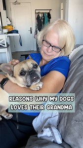58K views · 5.4K reactions | Reasons why my dogs love their grandma #frenchbulldogs #grandma #frenchiepuppy | Gus Gus In The City | Facebook