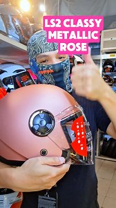 7.4K views · 45 reactions | LS2 Classy Helmet Retro Classic #motorcycle #helmet #visor #ladyrider | MotoMouse | Facebook