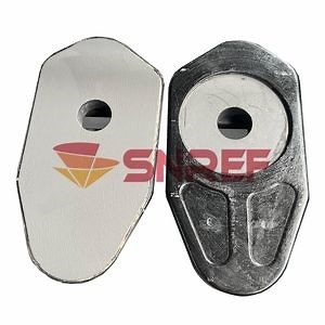 [Hot Item] Deep Burnt LG20 Slide Gate Plates with Nozzles for Steelmaking Refractory