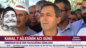 Kanal 7 ailesinin acı günü! Ümmühani Çelik son yolculuğuna uğurlandı. | ÜLKE TV