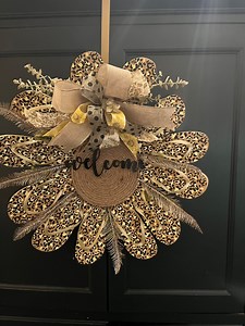 Flip Flop Wreath, Summer Wreath, Front Door Wreath, Leopard Wreath - Etsy Canada