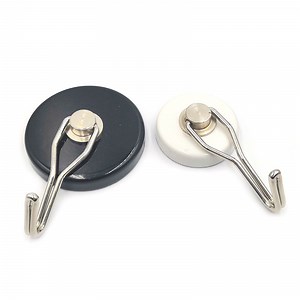 [Hot Item] Ferrite Magnetic Hooks Fridge Magnets with Metal Magnetic Hook