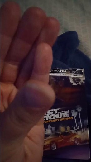 Mr. hand's the fast and the furious (2001) 4k ultra HD Blu-ray Digital code combo pack steelbook