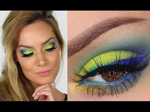 Lime & Blue Carnival / Festival MakeUp Tutorial | Shonagh Scott | ShowMe MakeUp