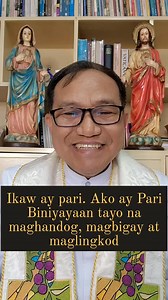 Ikaw ay pari. Ako ay Pari. Biniyayaan tayo na maghandog, magbigay at maglingkod #jesuschristeternalhighpriest #priestlyheart #fbreelsvideo #fbreelsfypシ゚ #fbreelsfypシ゚viralシ | Blessed by the Word