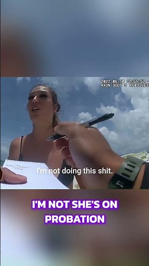From bikinis to handcuffs REAL quick 😳🚔