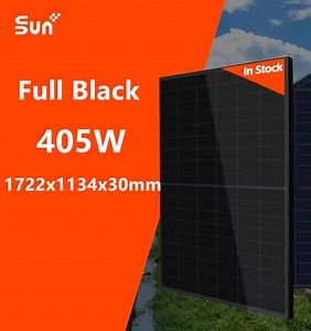 [Hot Item] Sunplus Black Solar Cell Panel Half Cut Cell Solar Module 405W for Solar System