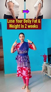 1.2M views · 9.8K reactions | Simple Exercises to lose belly fat and weight in just 2 weeks. #weightlosschallenge #yoga #tips #homeworkout #fitmom #bellyfat #workoutathome #easyworkout #challenge #livefitwithtanu | Tanusree Srcd | Facebook