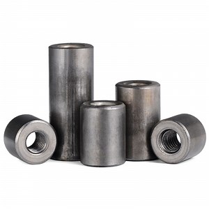 [Hot Item] M4 M5 M6 M7 M8 Steel All Thread Right and Left Hand Threaded Round Coupling Nut