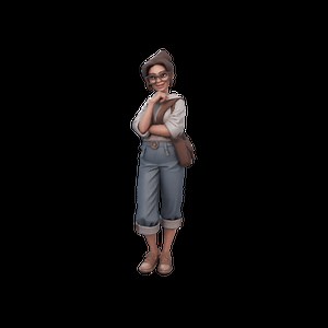 1:64 Thinking pose for diorama