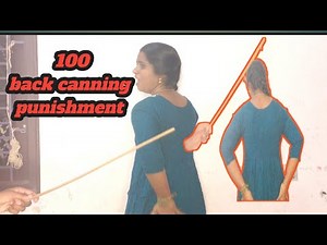 100 back caning punishment with stcik murga/back caning challenge Tamil /back caning punishment /dha