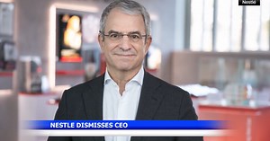 Nestle dismisses CEO