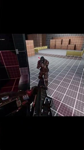 Testing AI and gunplay on a new garage blockout #indiegame #fpsgames #gamedevblog
