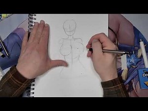 Erza Scarlet Drawing Practice - Fairy Tail Stone Age - Manga Study!