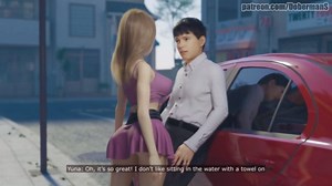 DobermanStudio Yuna Episode 6 hard anal sex in the spa tasty hot ass cum swallowing intense anal creampie sweet pleasure