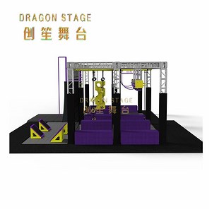 [Hot Item] Dragonstage Indoor Outdoor Playground Ninja Warrior Equipment Obstacle Course Obstacle Races Outdoor Obstacle Course Obstacle Course Equipment for Adults