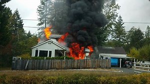 House destroyed by fire in Cave Junction - KOBI-TV NBC5 / KOTI-TV NBC2