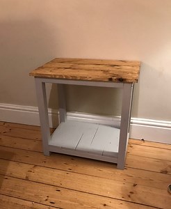 Rustic Reclaimed Farmhouse Side Table - Etsy