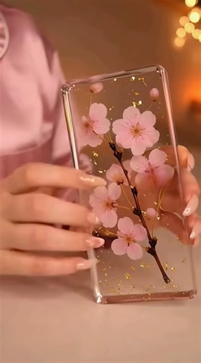 Encased Cherry Blossom Flower 🌸 Tapping Sounds ✨ #likeandsubscribe #asmr #tingles #satisfying