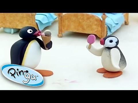 Pingu And Pinga Enjoy Ice Cream! ‪@Pingu‬ | Cartoons For Kids