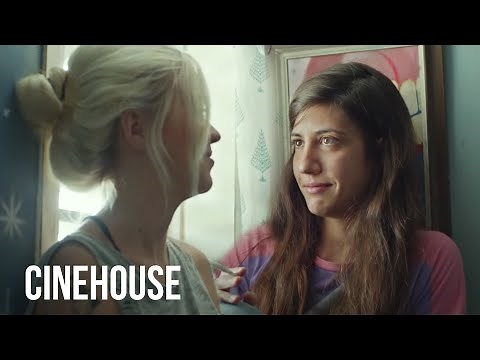 She invites the new girl to sleep over | Lesbian Romance | Blush