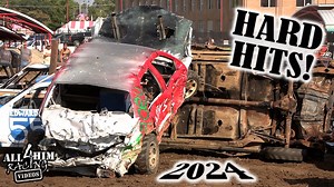 103K views · 1.7K reactions | Demolition Derby HARD HITS 2024! Our BEST and HARDEST hits from 2024! #derby #demolitionderby #demoderby #derbycar #derbylife | All 4 Him Racing Videos | Facebook