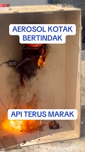 2.6K views · 28 reactions | EKSPERIMEN KAWALAN API, alat-alat pemadam api yang digunakan seperti aerosol dan bebola api. Boleh tonton tengok reaksi pemadam api. #suncroxsolar | Suncrox Solar Malaysia | Facebook